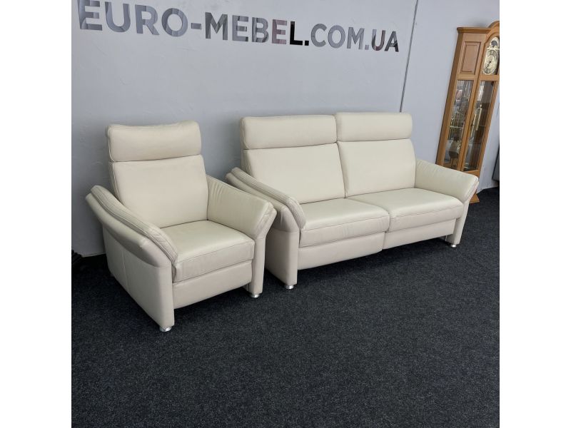 Шкіряний комплект диван з кріслом Німеччина 