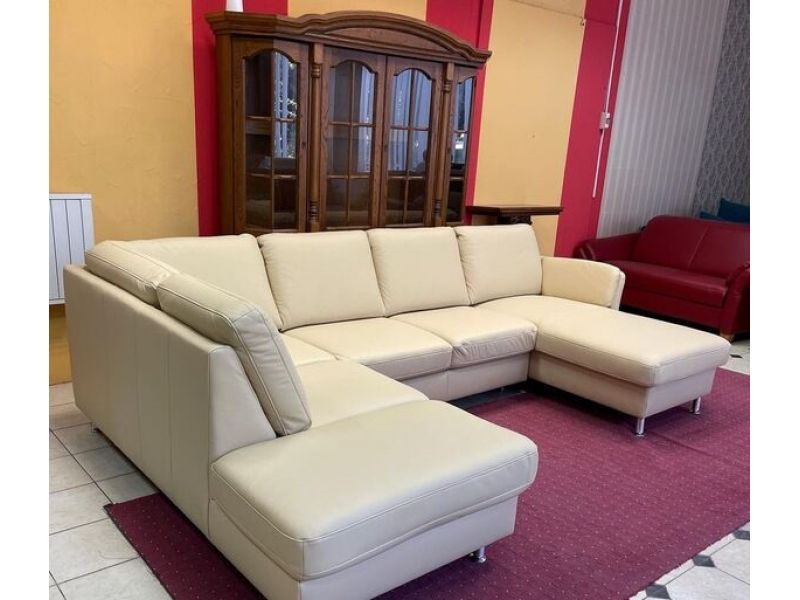 Новый кожаный уголок кожаная мебель кожаный п-образный диван Германия