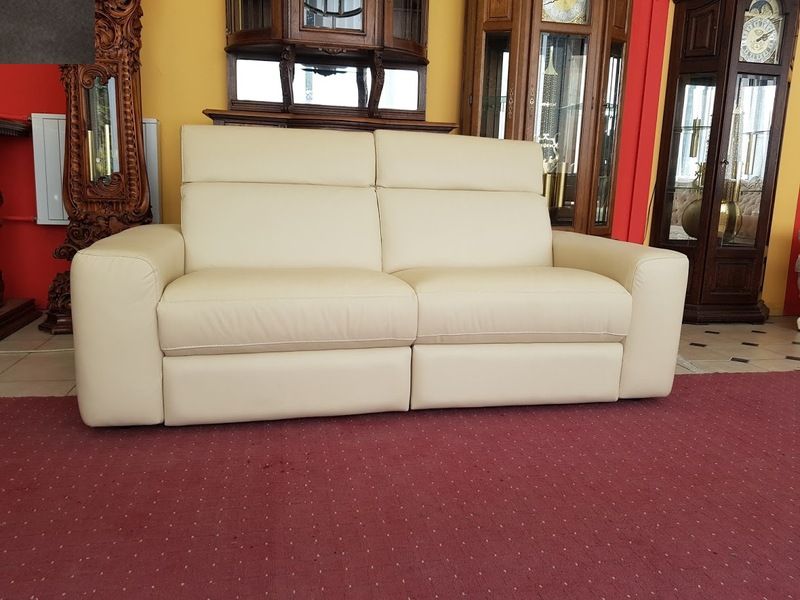 Новый кожаный диван "реклайнер", шкіряний диван кожаная мебель Германия