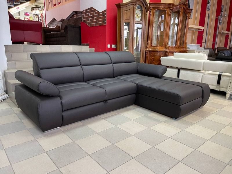 Новый кожаный диван раскладной диван мебель угловой диван