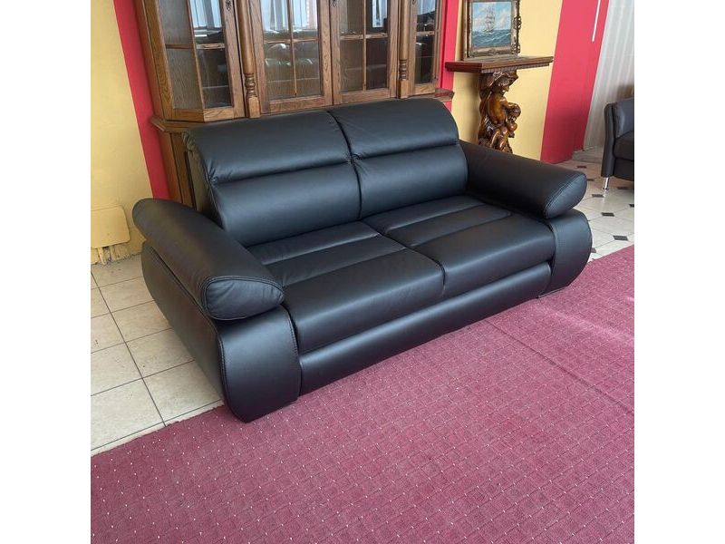 Кожаный диван двухмесный диван мягкая мебель